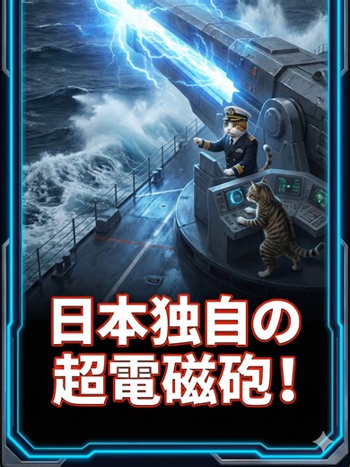 日本のレールガン：最強兵器の実用化