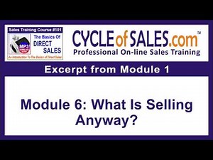 The Basics Of Direct Sales Training Course 101