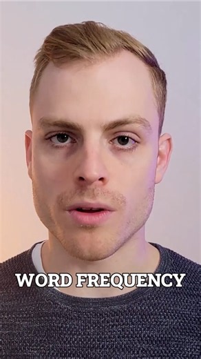 Learn smarter with word frequency #languagelearning #polyglot