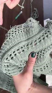 turning thrifted sweaters into recycled yarn 🧶