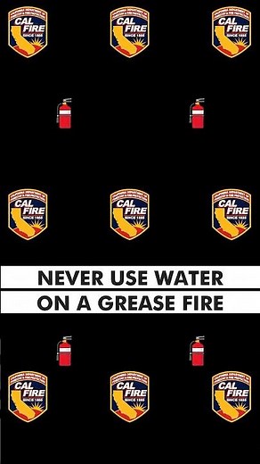 CAL FIRE: What to do in a grease fire