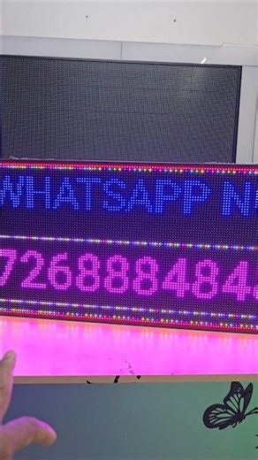 Digital Board #advertising #nameboard #moving #board Con.7268884848