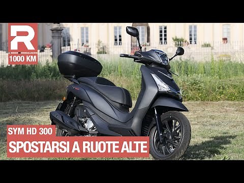 Sym HD 300 - test - 1000 km with the high-wheel scooter from SYM