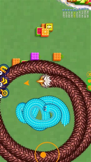 Wormszoneio magic gameplay! 💯🐉😱#snakezone #wormszone #shortsfeed #foryou