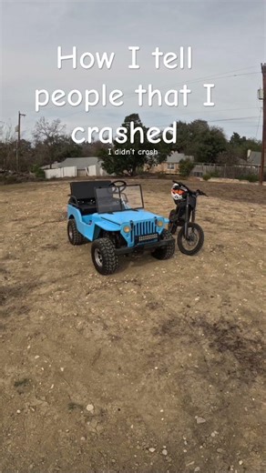 How I tell people that I crashed