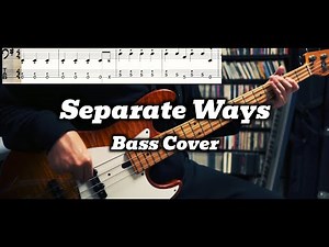 Journey - Separate Ways (Worlds Apart) (Bass Cover) TABS