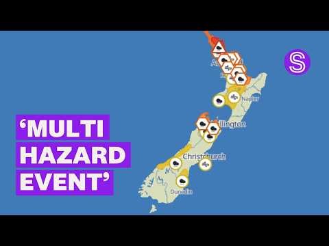 Heavy rain, wind warnings issued as ‘multi-hazard’ event to hit NZ | Stuff.co.nz