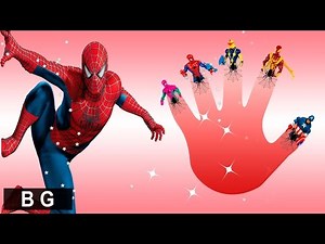 Spiderman Finger Family - Daddy Finger Family - Kids Song