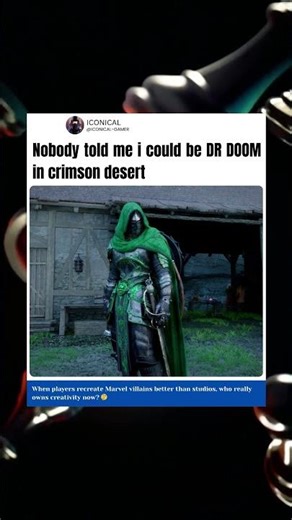 Crimson Desert Dr Doom Cosplay is INSANE #gaming #crimsondesertgameplay