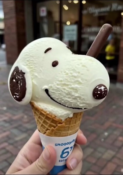 #スヌーピー #可愛い #犬 #snoopy #アイスクリーム #ソフトクリーム
