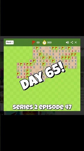 Day 65 of playing Minesweeper every day for the rest of my life