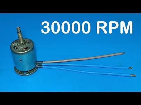 DIY A powerful brushless motor from DC brushed motor , up to 30000 RPM