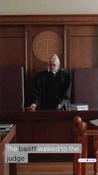 The Bailiff Whispered 4 Words… The Judge Immediately Stopped the Trial