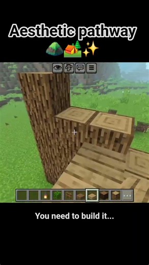 ✨ Easy Aesthetic Pathway Design#minecraft #minecraftpe #minecraftshorts