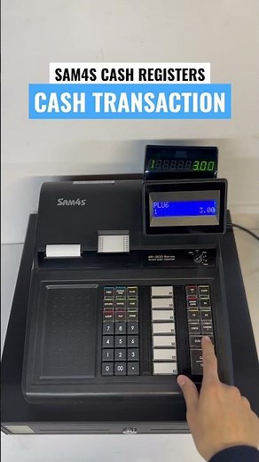 SAM4s Cash Transactions | SAM4s ER-900 Series Cash Register Tutorials