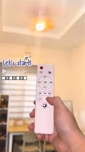 (Fast delivery) Ceiling fan light, three-colour light, adjustable three-speed wind speed, and a silent fan. | ReStore by AnnaJ.