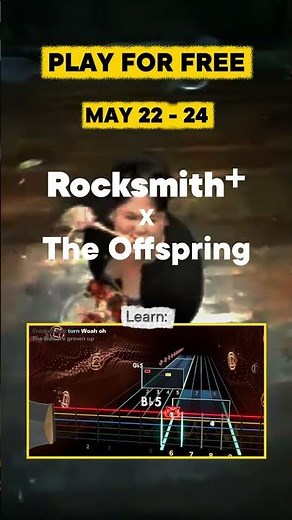 🔥 FREE WEEKEND: THE OFFSPRING ON ROCKSMITH+ 🔥