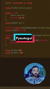 Automatize suas tarefas com o módulo Pyautogui #python #programação #tech