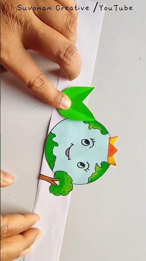 Earth Day craft idea | Earth Day poster | Save Tree Save | #shorts #youtubeshorts