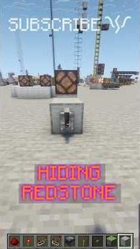 HIDE REDSTONE BEHIND WALLS and ABOVE BUILDINGS! | Redstone with PsiVolt #minecraft #redstone