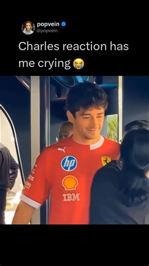Charles Leclerc reaction when the guard started checking his waist will always be funny 😭
