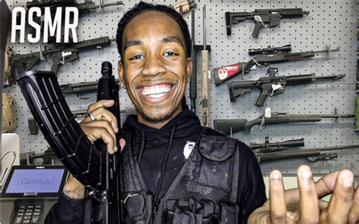 【RICH】来点什么枪？枪店角色扮演 * 用于睡眠和放松的耳语，刮胡子的声音，敲击声