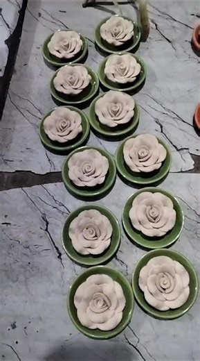 Ceramic Decorative Flower Diffuser | Available on IndiaMART