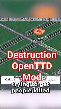 The Destruction Disaster Game Script for #OpenTTD #GamingShorts #MasterHellish #gaming #retrogaming
