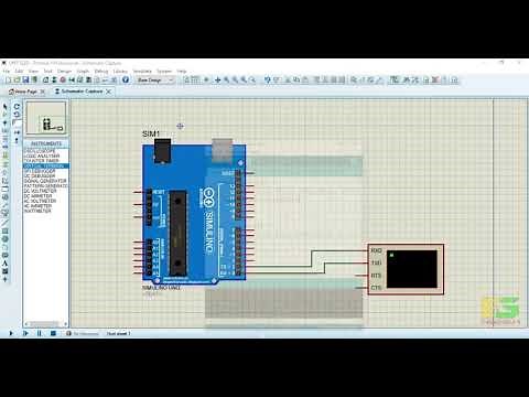 8.0 How to use UART communication with arduino|| simulation proteus with .hex