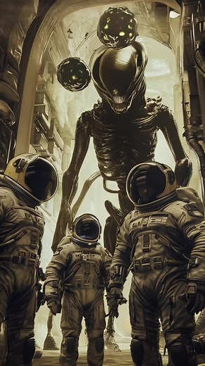 Are there aliens on the moon? #ai #urbanlegend #occult #alien #conspiracy #moon