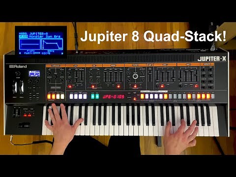 Roland Jupiter X - Jupiter 8 Sounds Demo