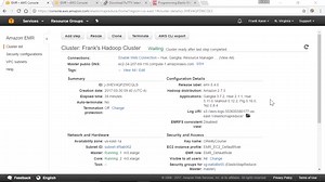 How do I connect to the web user interfaces (UIs) on my Hadoop cluster using Amazon's Elastic MapReduce (EMR) service?