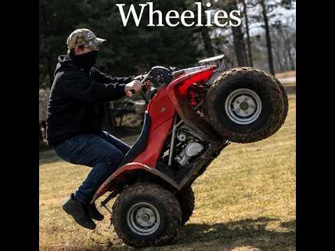 Riding my honda trx90x