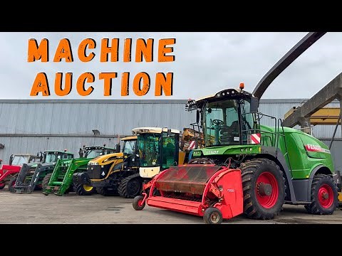 Huge Machinery Auction At Dunn Bros - Tractors and Plant!