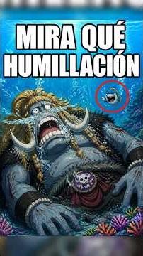 ¿Qué le pasa a un hombre pez si se come una fruta del diablo en One Piece? #onepiece
