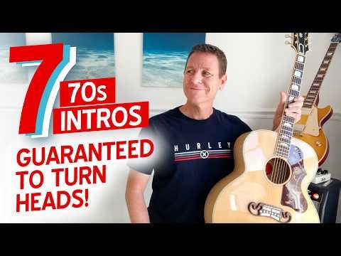 7 EASY 70s Guitar Intros That Always Impress (Classic Rock Lesson Part 2)