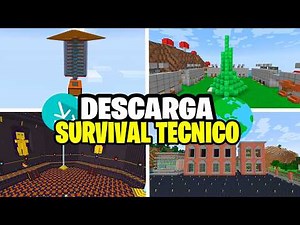DESCARGA este MUNDO SURVIVAL TECNICO 100% LEGAL para MINECRAFT Java 1.21+ 😮⛏️