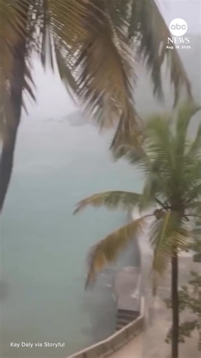 Hurricane Erin restrengthens into a powerful Category 4 storm after battering parts of the Caribbean over the weekend. Now, it threatens the East Coast with dangerous rip currents. https://abcnews.visitlink.me/iDhd3t | ABC News