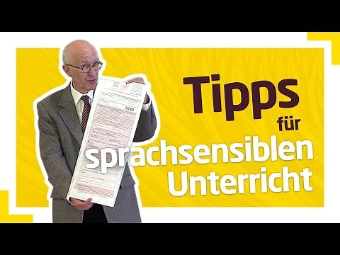 Methoden für den sprachsensiblen Unterricht