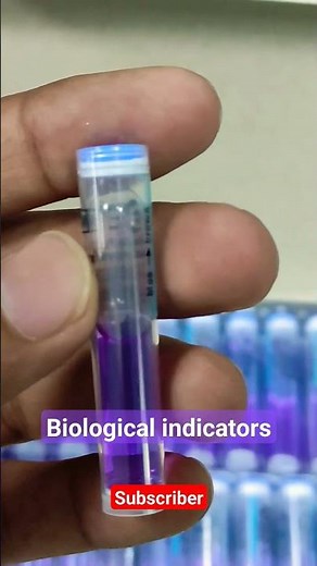 Biological indicators in CSSD Department for sterilization #shorts #medical #reels #ot