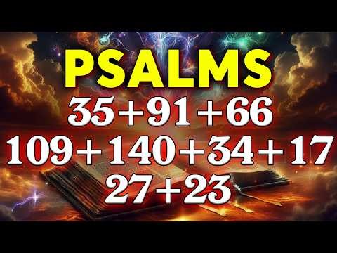 The Most Powerful Warfare Psalms Against Evil Attacks | Psalms 35, 91, 66, 109, 140, 34, 17, 27, 23
