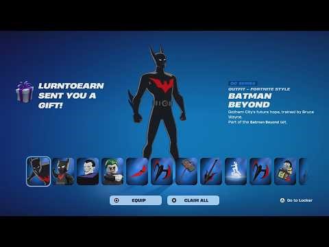 This Might Be The BEST Batman Skin In Fortnite (Batman Beyond Bundle Gameplay & Review)