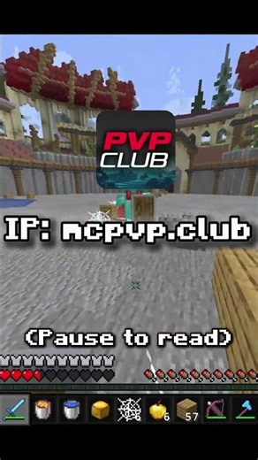 Top 5 BEST PvPs Servers In Minecraft #shorts