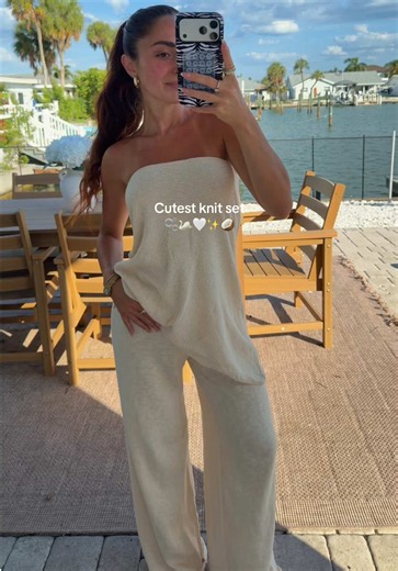 The Cutest Knit Set for a Comfy Summer
