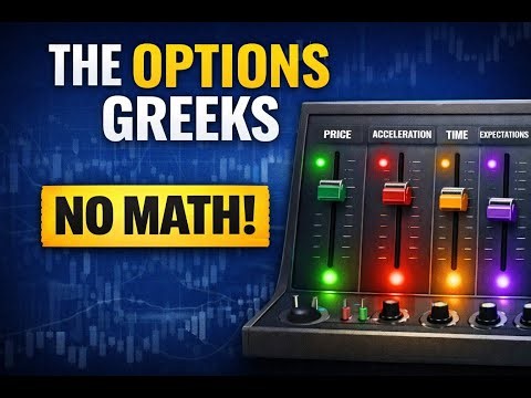 Options Greeks Explained: The "No Math" Visual Guide
