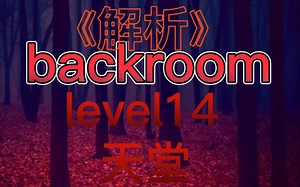【backroom】level14-天堂。醒醒！不要陷入催眠，这是致命的