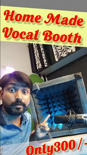 Record Pro Voice for YouTube Voiceover/Singing (Home Made Vocal Booth)