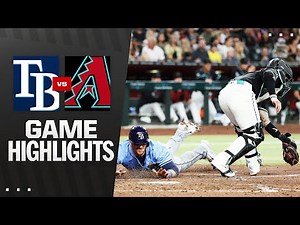 Rays vs. D-backs Game Highlights (4/23/25) | MLB Highlights
