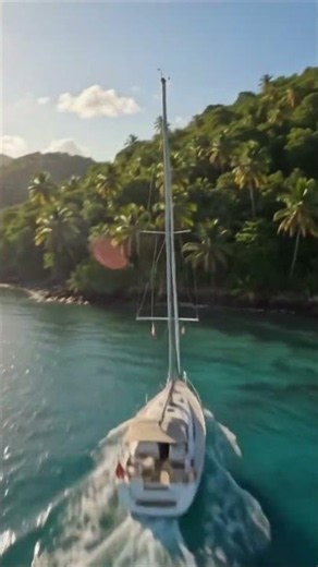 The Most Beautiful View of Marigot Bay #shorts