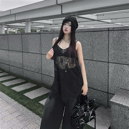 Black Sheer Lace Camisole Top, Minimalist Layering Tank, Women Lace Blouse, Lightweight Summer Outfit - Etsy